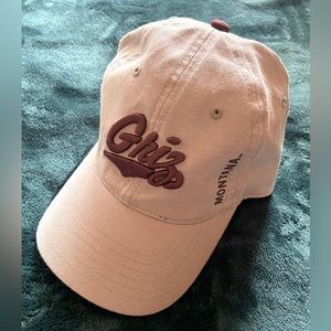 University of Montana Grizzlies Baseball Cap Adjustable Hat; Missoula, Montana